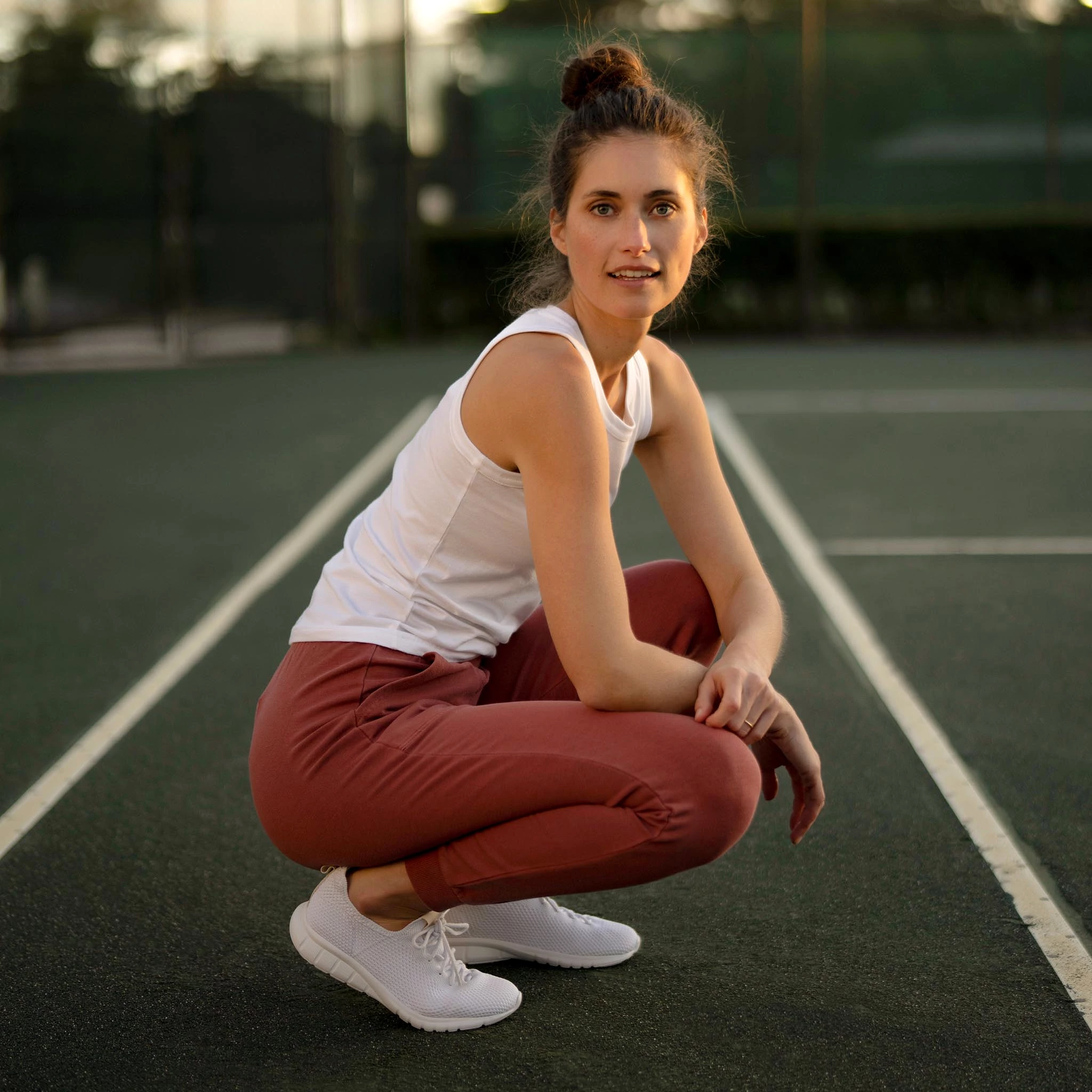 Women's Athleisure Eco-Knit Sneaker White