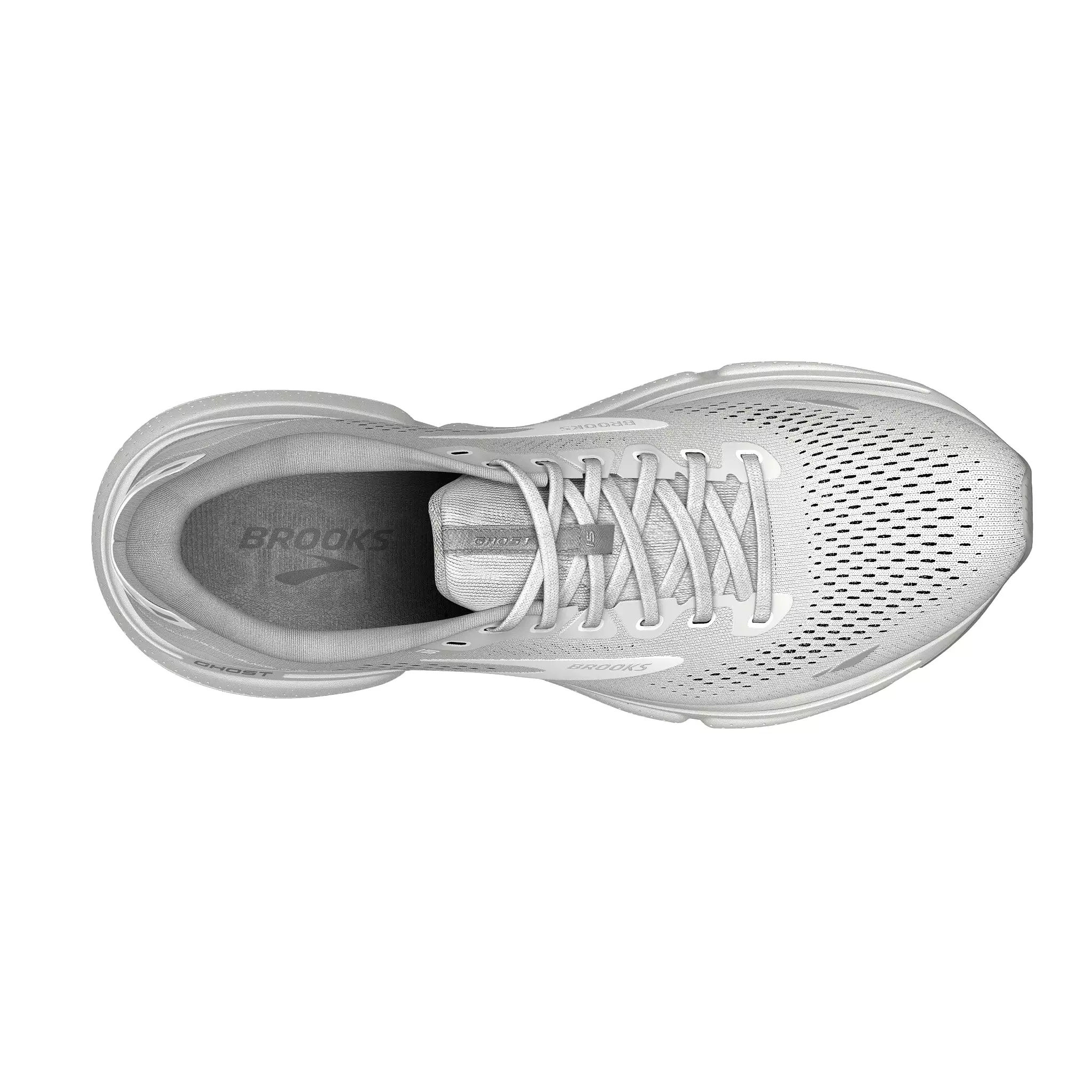 Women's Ghost 15 - Oyster / Alloy / White