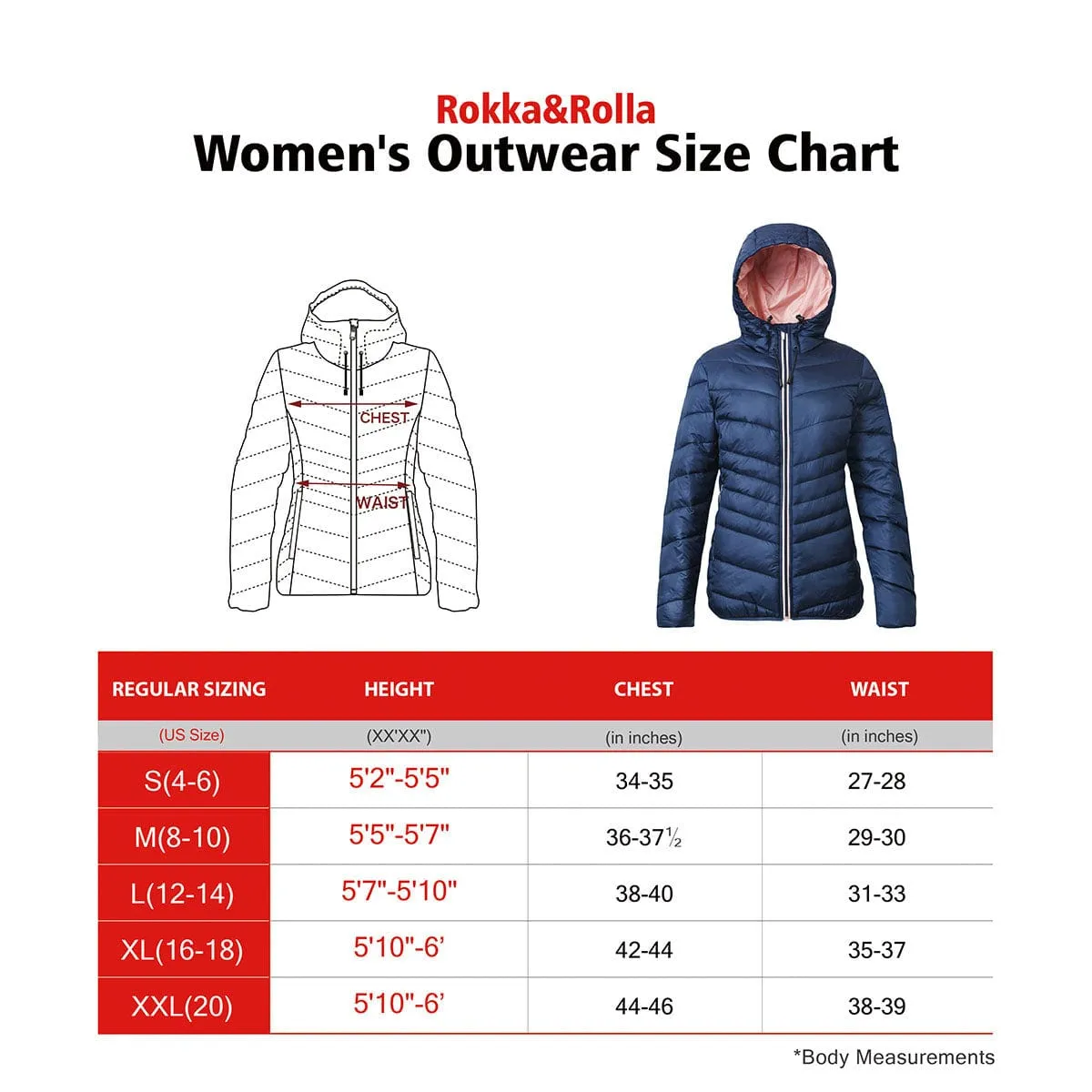 Women's Lightweight Padded Puffer Jacket