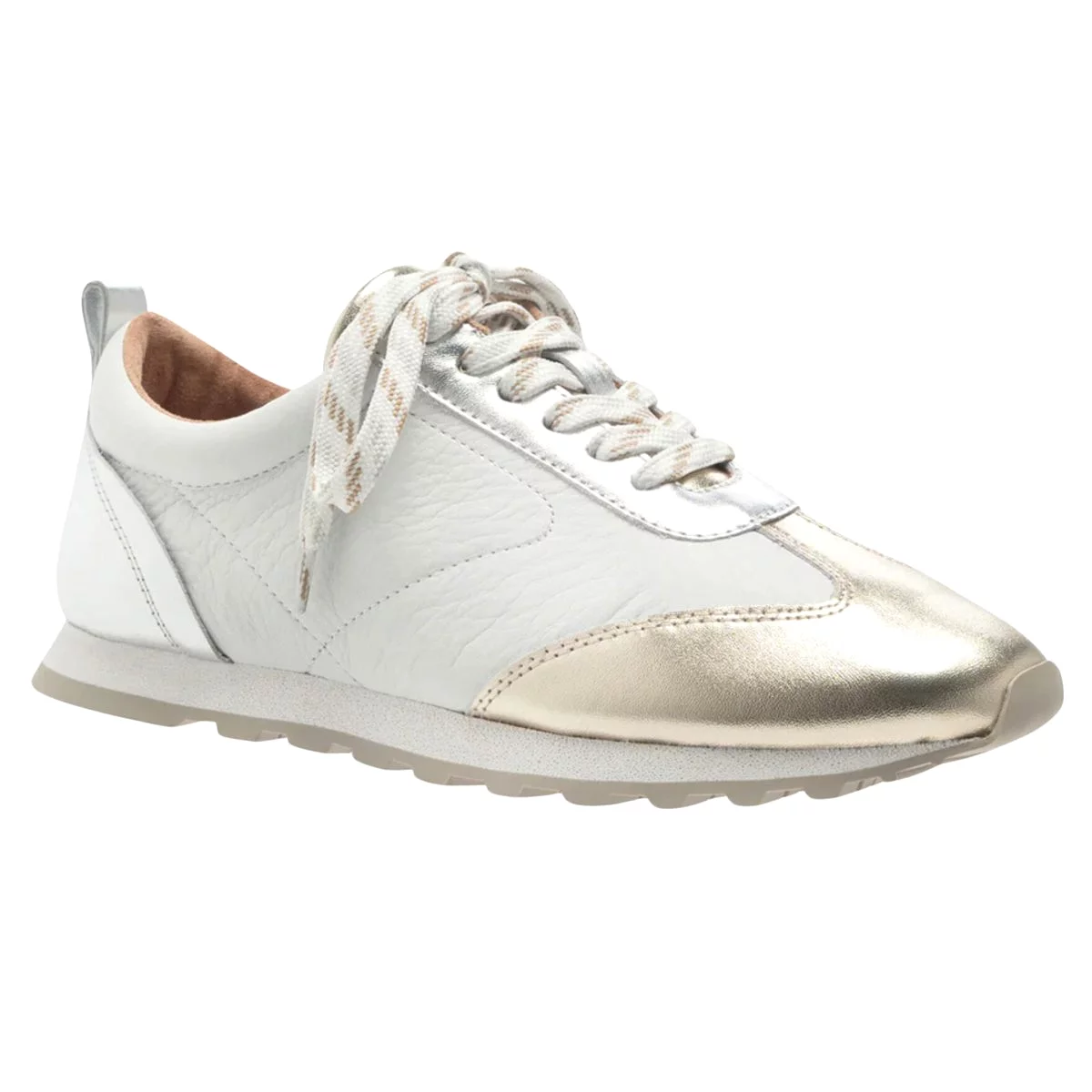 Yes Women's Caren White/Silver/Gold Metallic